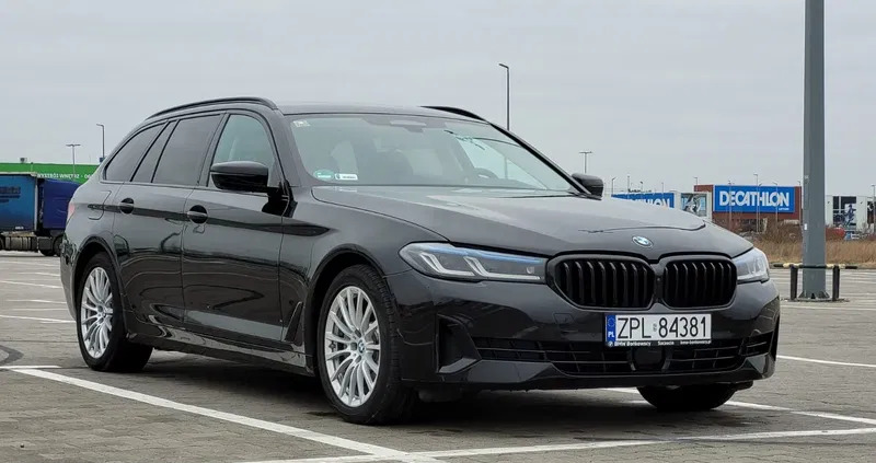 małopolskie BMW Seria 5 cena 199900 przebieg: 53000, rok produkcji 2021 z Szczecin